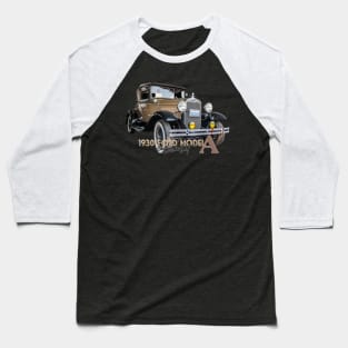 1930 Ford Model A Cabriolet Baseball T-Shirt